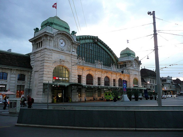 SBB Bahnhof in Basel