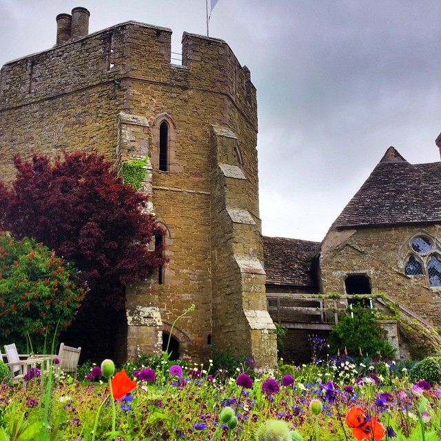 Some gorgeous flowers around Stokesay Castle