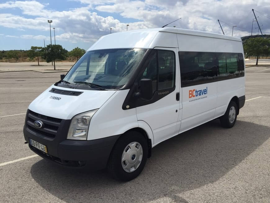 Rent a 8 seater Microbus (Ford  Transit 110 T280 2008) from Bruno & César, lda from Olhão 