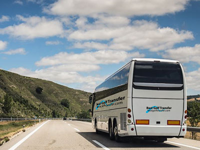 Rent a 44 seater Luxury VIP Coach (Volvo 9900 2005) from BEST GOLF TRANSFER UNIPESSOAL LDA. from Vila Real de Santo António 