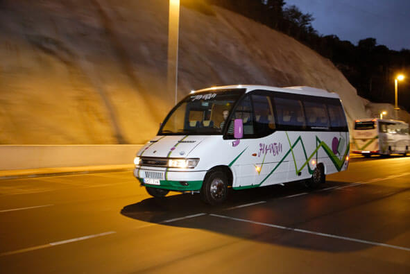 Hire a 24 seater Midibus (Iveco Autocar algo más pequeño que el estándar 2009) from AUTOBUSES JUANTXU in Barakaldo 