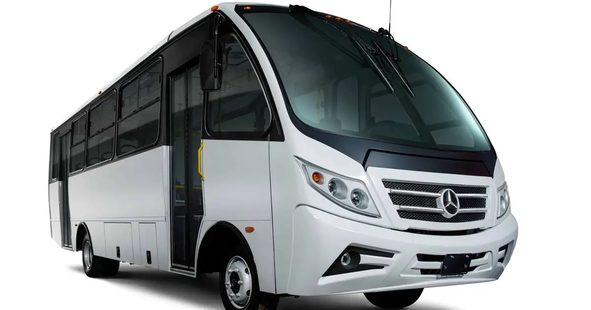 A 16 seater minibus Mercedes Sprinter in Oviedo