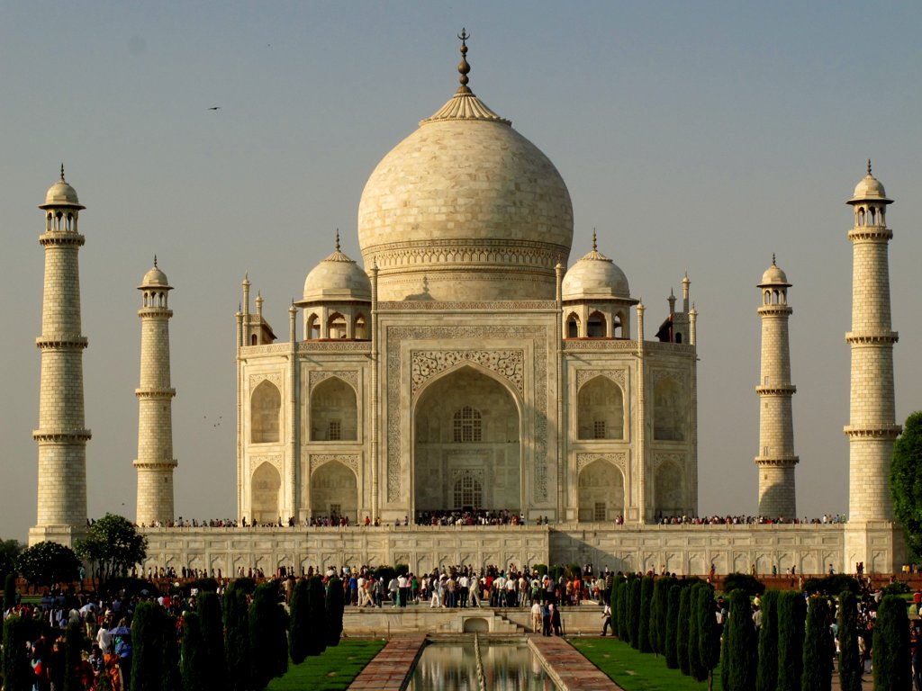 Famous Taj Mahal in Agra