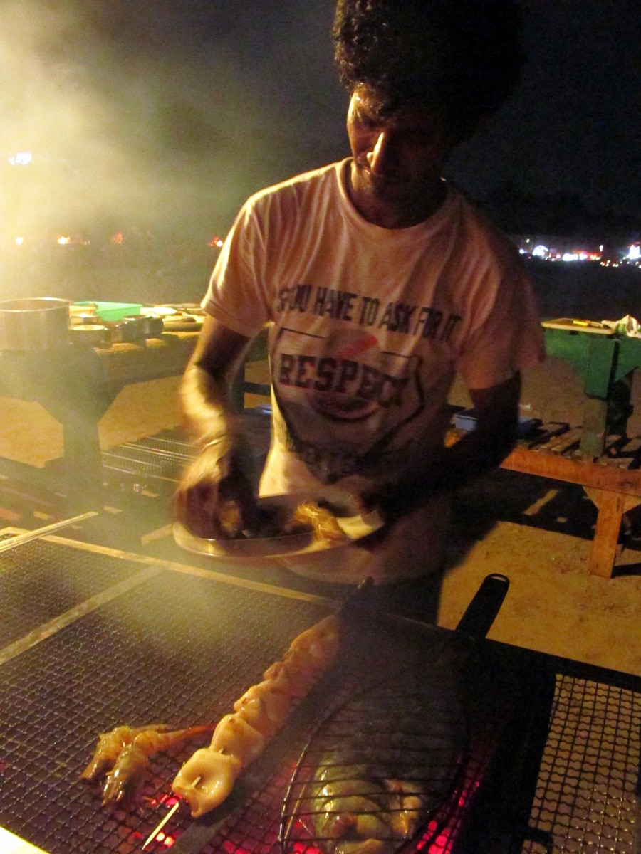 Fish barbecue in Goa