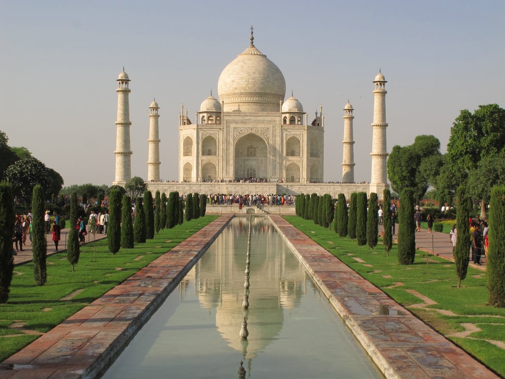 Iconic Taj Mahal in Agra