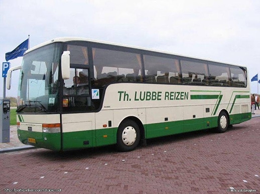 Van Hool touringcar met keurmerk touringcar bedrijf van TH Lubbe uit Zoeterwoude