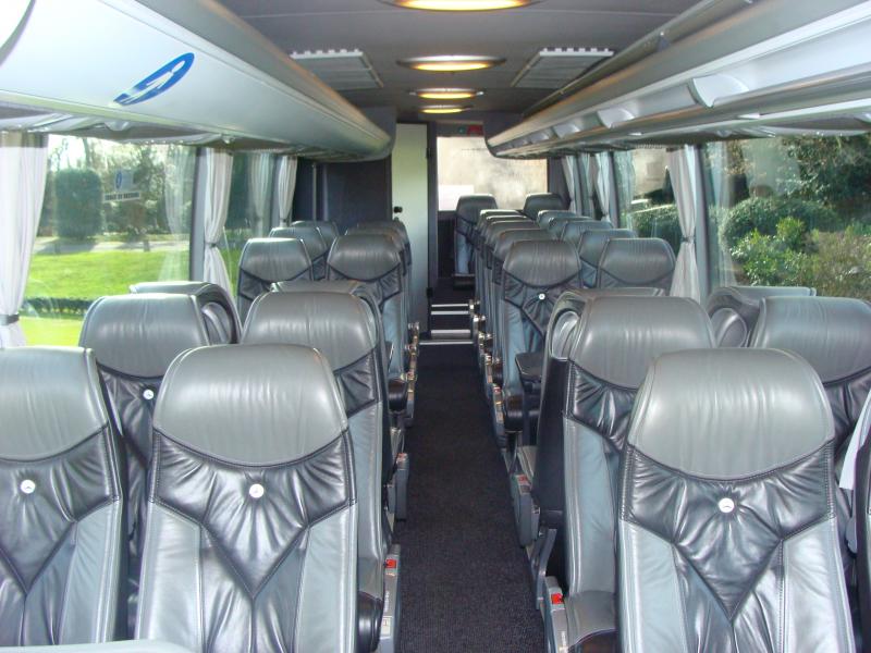 Interior luxury bus