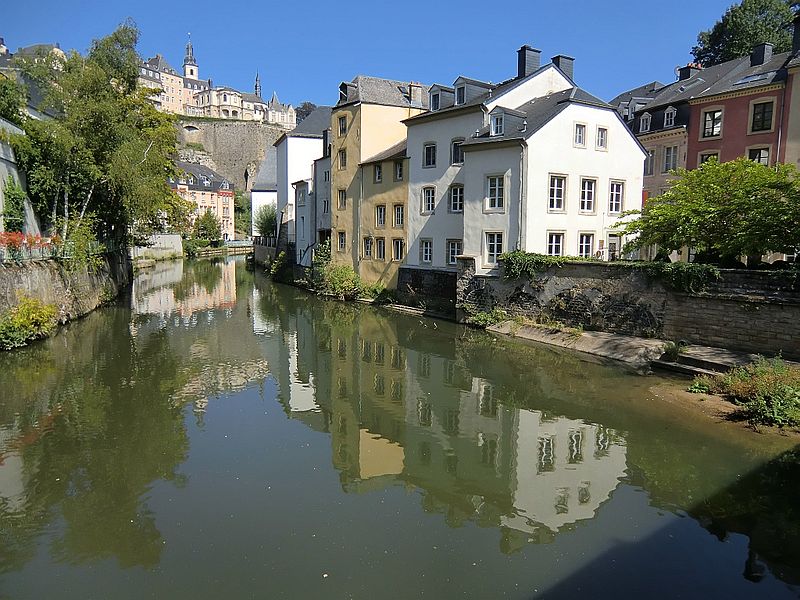 Mosconi, the whitewashed building, in Luxembourg