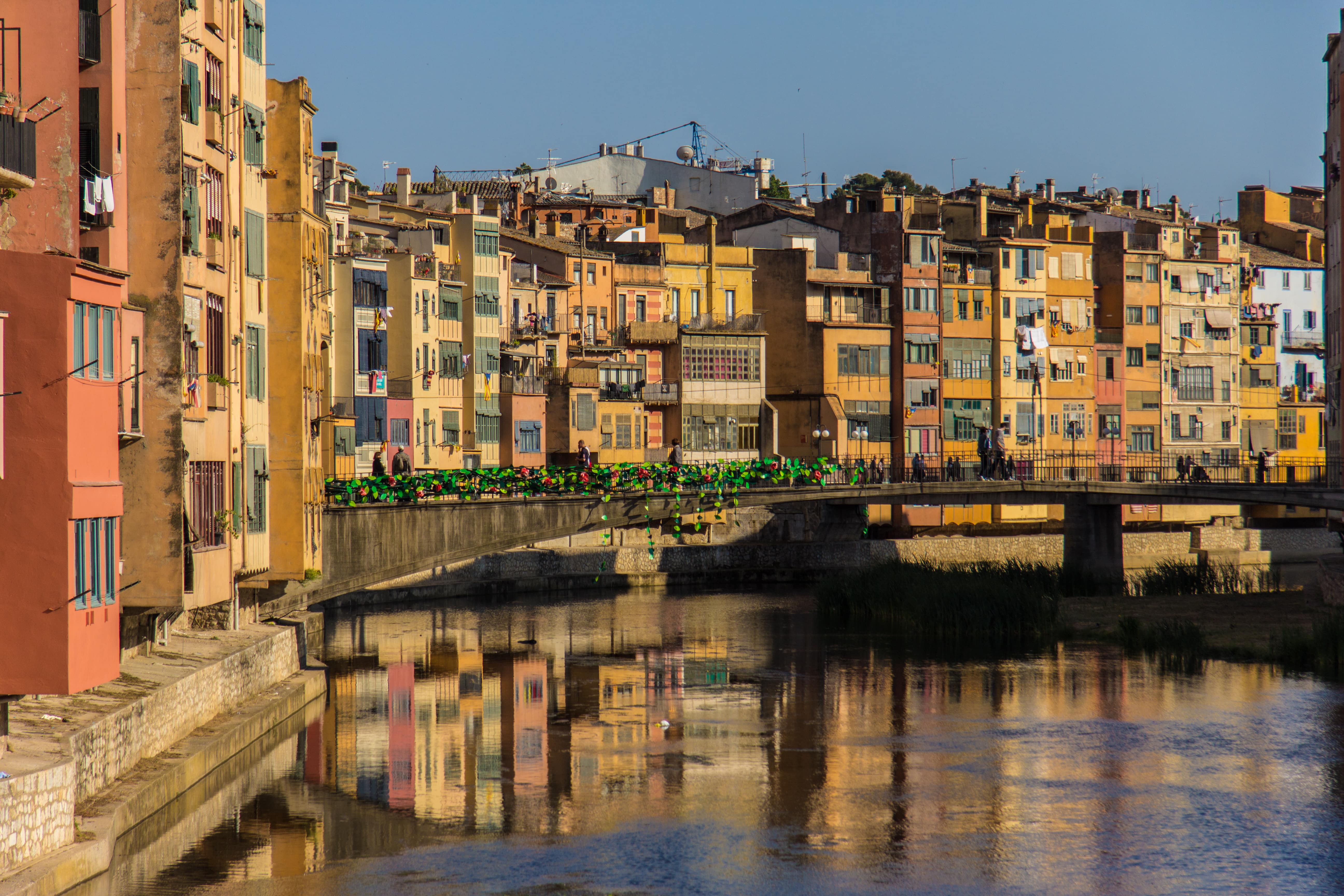 Onyar River Facades Girona