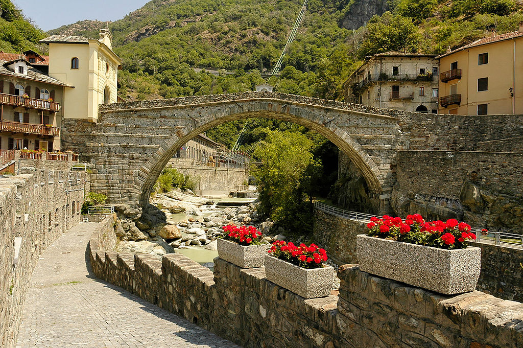 Pont-Saint-Martin, Aosta Valley, Italy