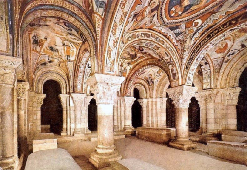 Vista del Panteón de los Reyes de la Basílica de San Isidoro