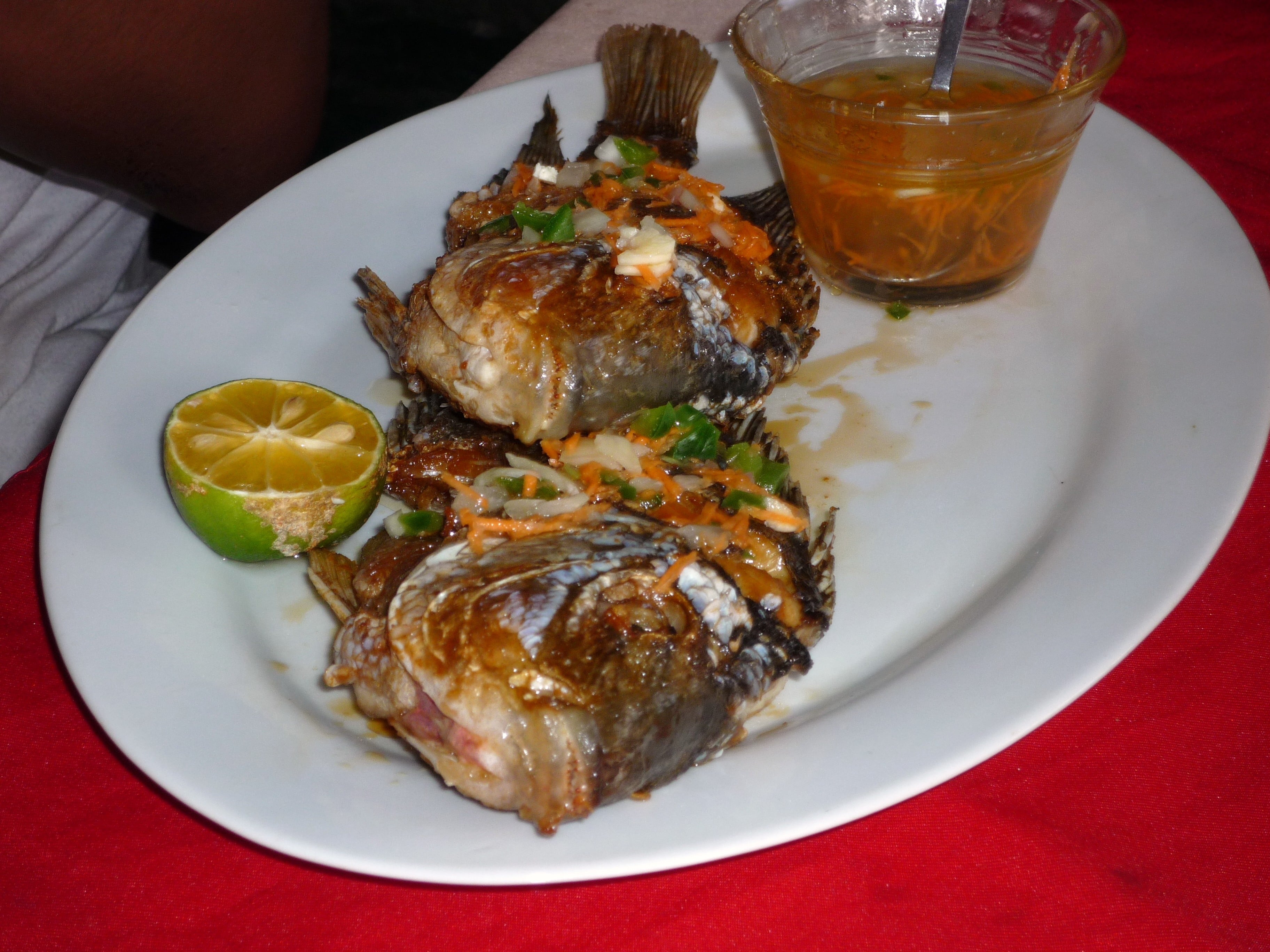 Delicious fried fish