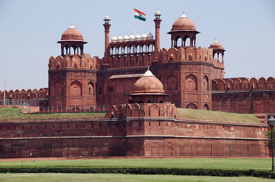  A general view of  Red Fort in New Delhi