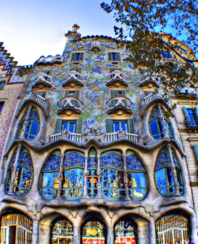 A tale house, the Casa Batlló