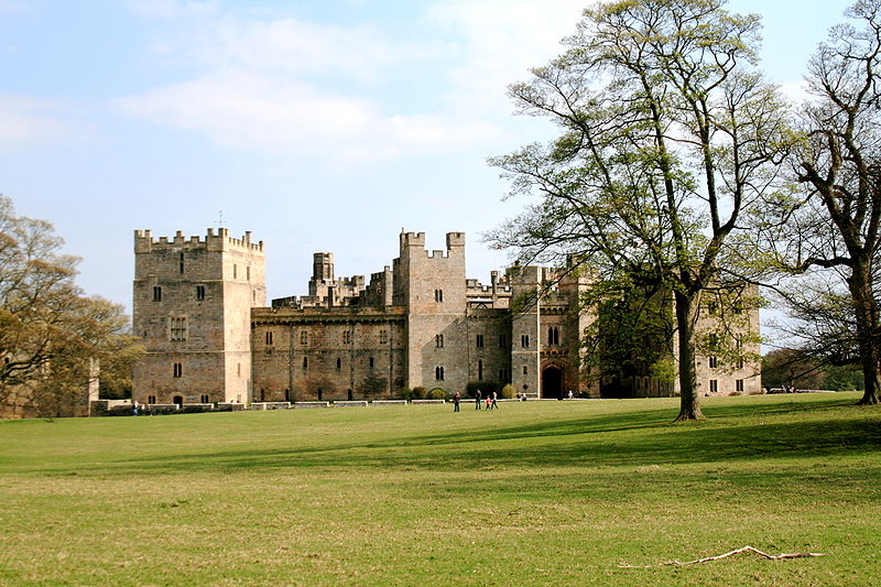 A view of Raby Castle