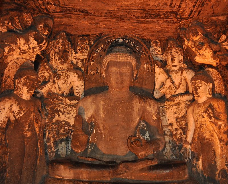 Ajanta Buddha statue aurangabad maharastra india
