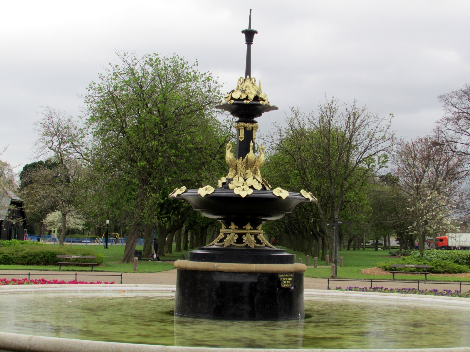 Albert Park, Middlesbrough. The Park opened in 1868