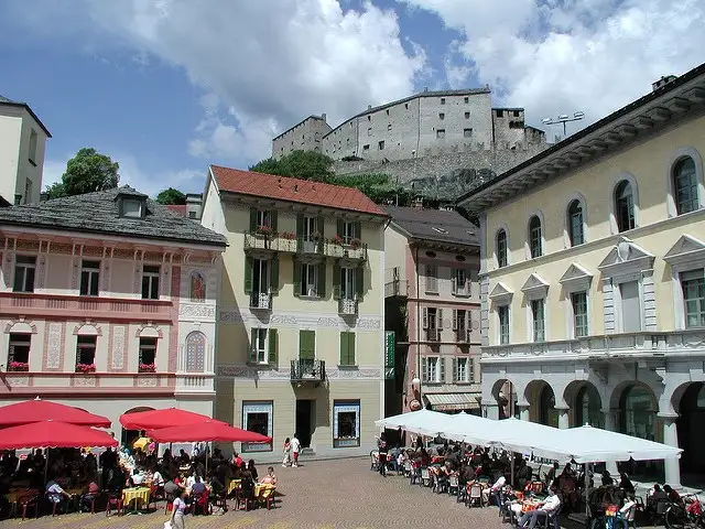 Eine Pause in Bellinzona