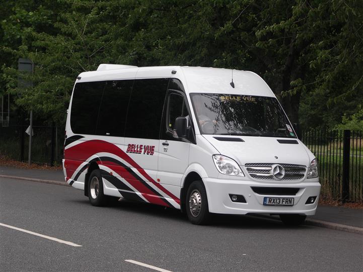 Belle Vue Manchester Ltd minibus