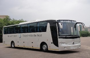 Benz_Bus India by Driver and Car 40 seater