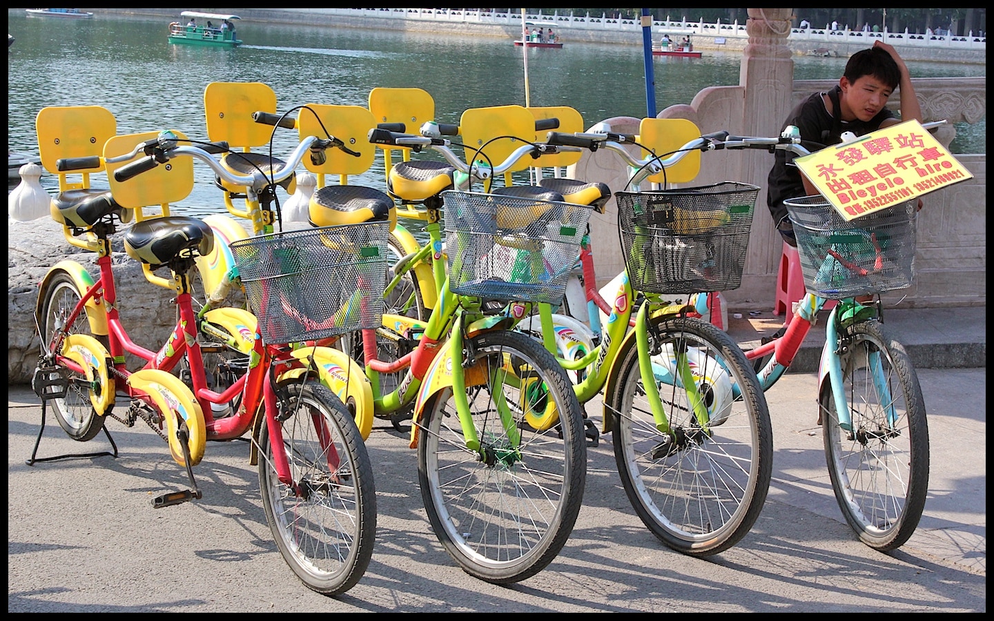 Bicycles for hire in Beijing