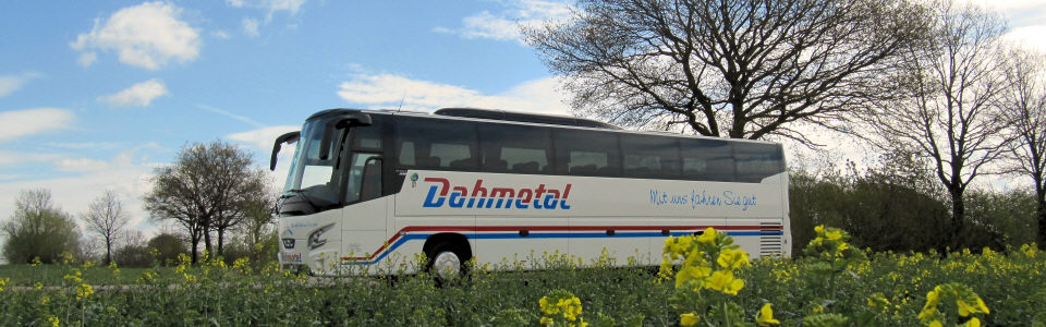 Bus von Dahmetal J. Rudolf GmbH & Co. KG Busunternehmen Reiseveranstalter