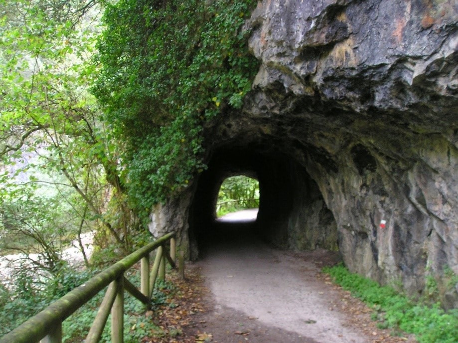 The Bear Trail follows an ancient railway.