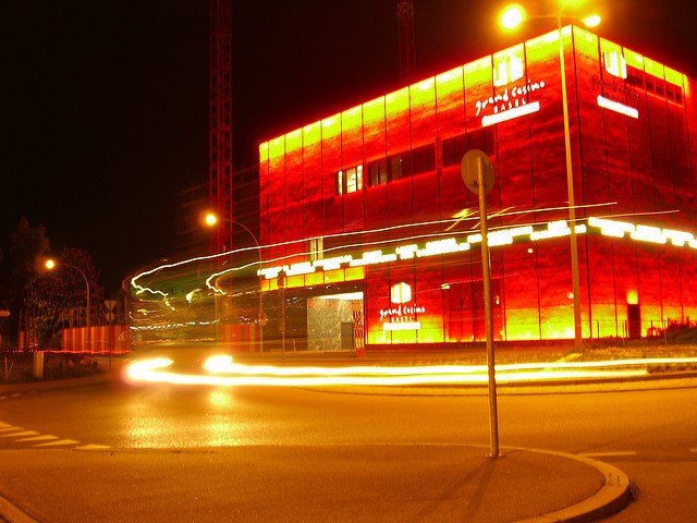 Stadt-Casino Basel am Abend