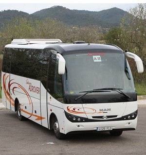 Reisebus von Autocares Adrover in Mallorca