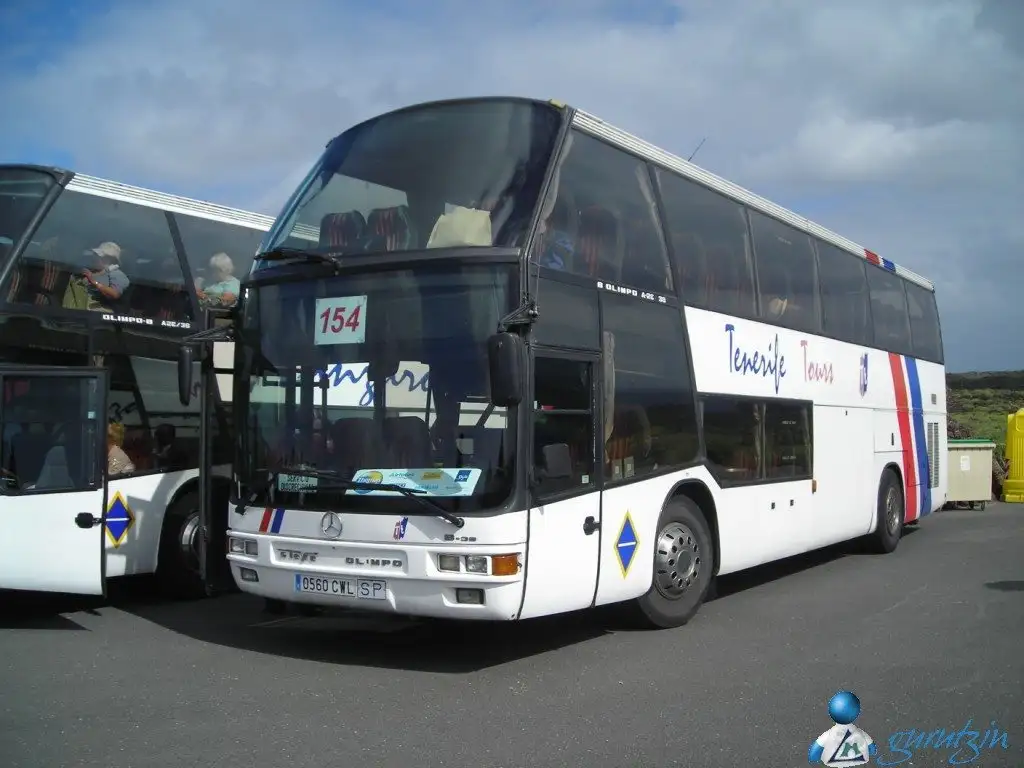 Doppel-Decker von Autobuses Tenerife Tours in Tenerife Doppel-Decker von Autobuses Tenerife Tours in Tenerife