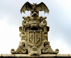 Escudo de Armas de Valencia con el murciélago