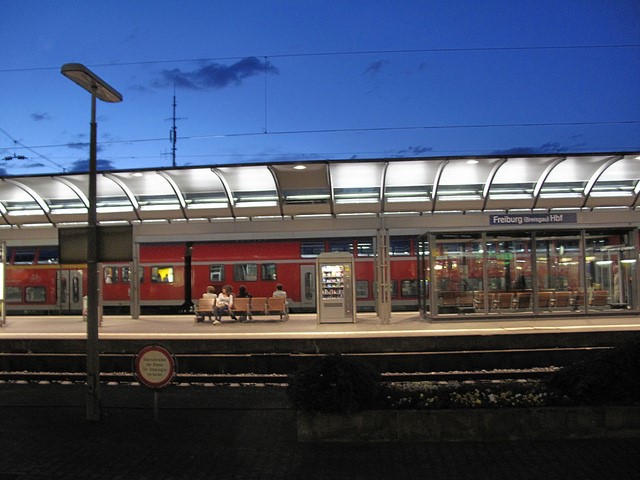 Bahnhof in Freiburg