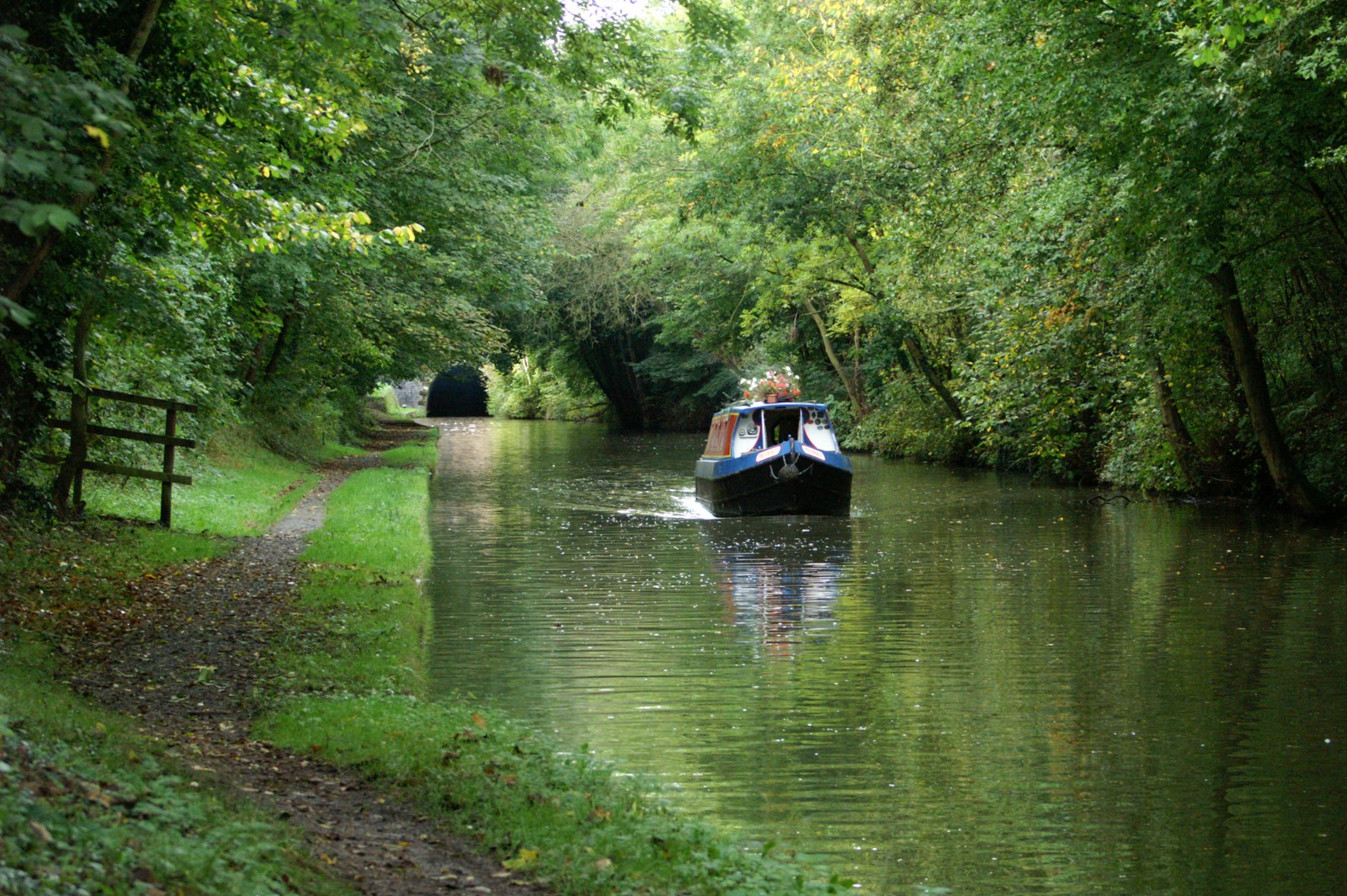 Leaving the Braunston Tunnel, Daventry, Northamptonshire