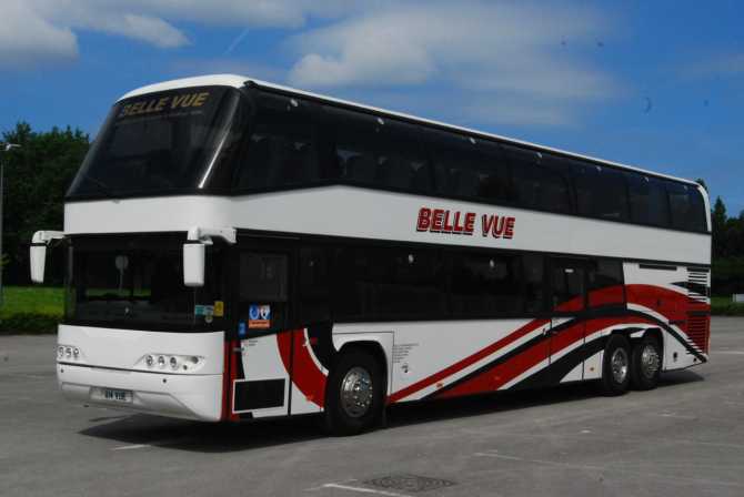Double decker bus Belle Vue Manchester Ltd