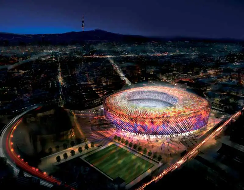 Estadio Campo Nou en Barcelona