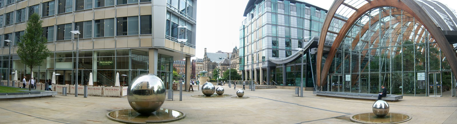 Panorama of Millennium Square