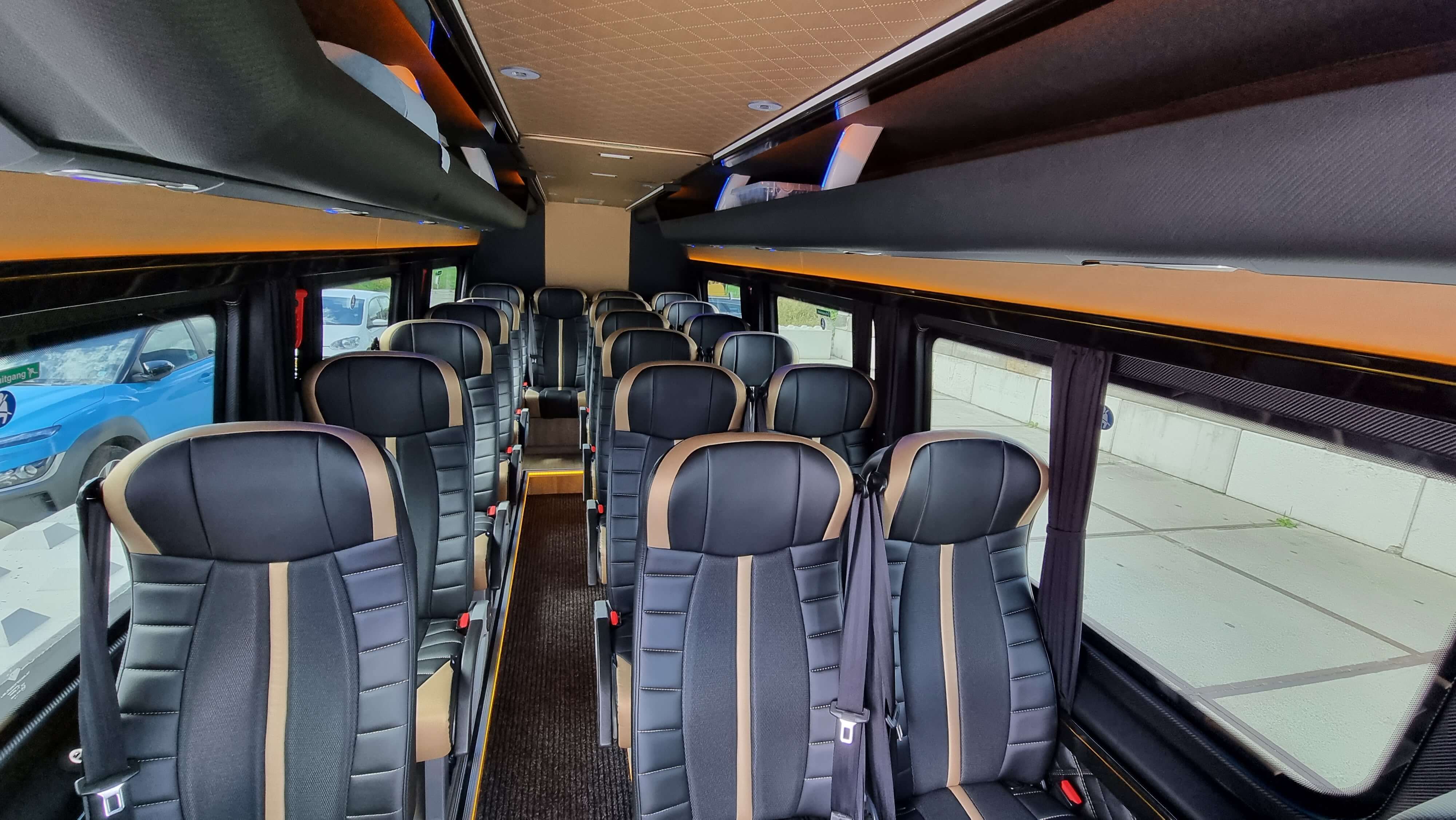 Rent a 20 seater Midibus (Mercedes VIP Sprinter 2021) from Direct Vip Service from Amsterdam 