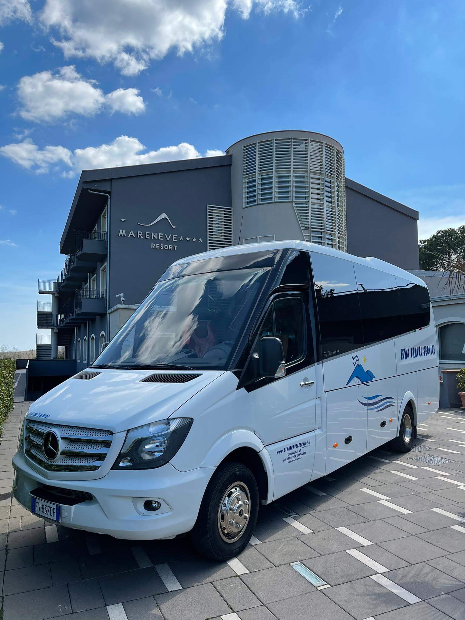 Rent a 20 seater Minibus (MERCEDES Sprinter 2010) from Etna Travel Service snc from linguaglossa