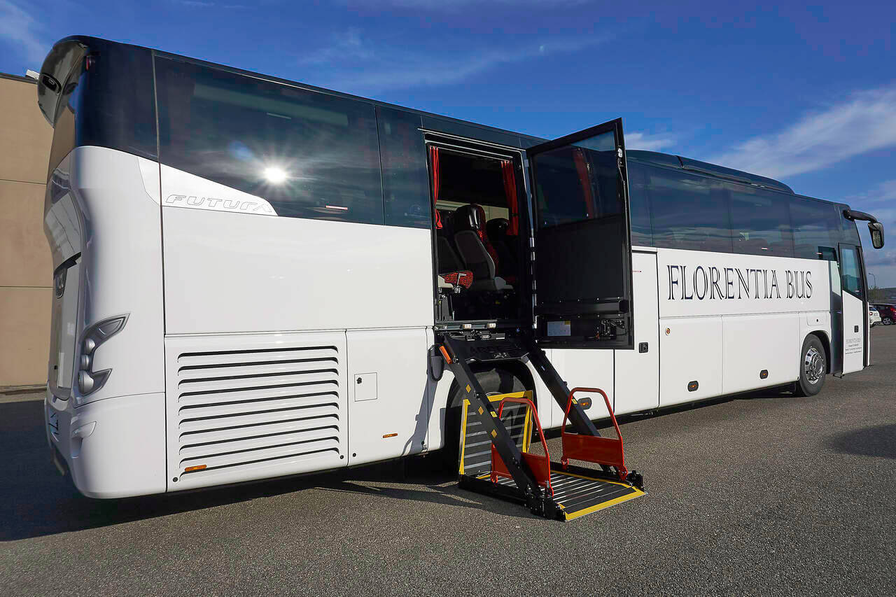 Rent a 54 seater Standard Coach (Mercedes Tourismo 2014) from Florentia Bus srl from Firenze 