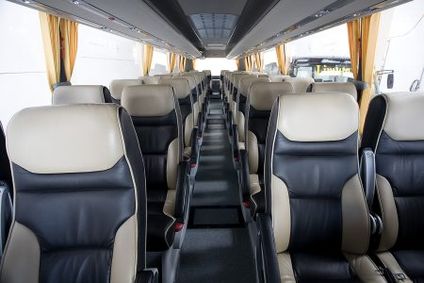 Rent a 60 seater Luxury VIP Coach (Volvo . 2010) from LIMUTAXI SL from BERIAIN 