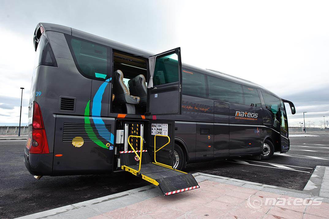 Hire a 55 seater Mobility coach (Volvo B12B 2010) from AUTOCARES MATEOS in Málaga 