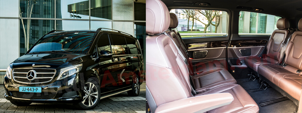 Rent a 7 seater Minivan (Mercedes .V-Class 2016) from Shuttle Amsterdam from Amsterdam
