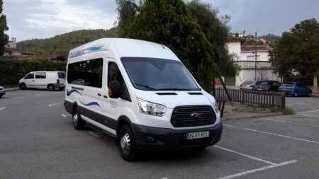 Rent a 13 seater Minibus  (Peugeot Boxer 2012) from Transbuca from Barcelona 