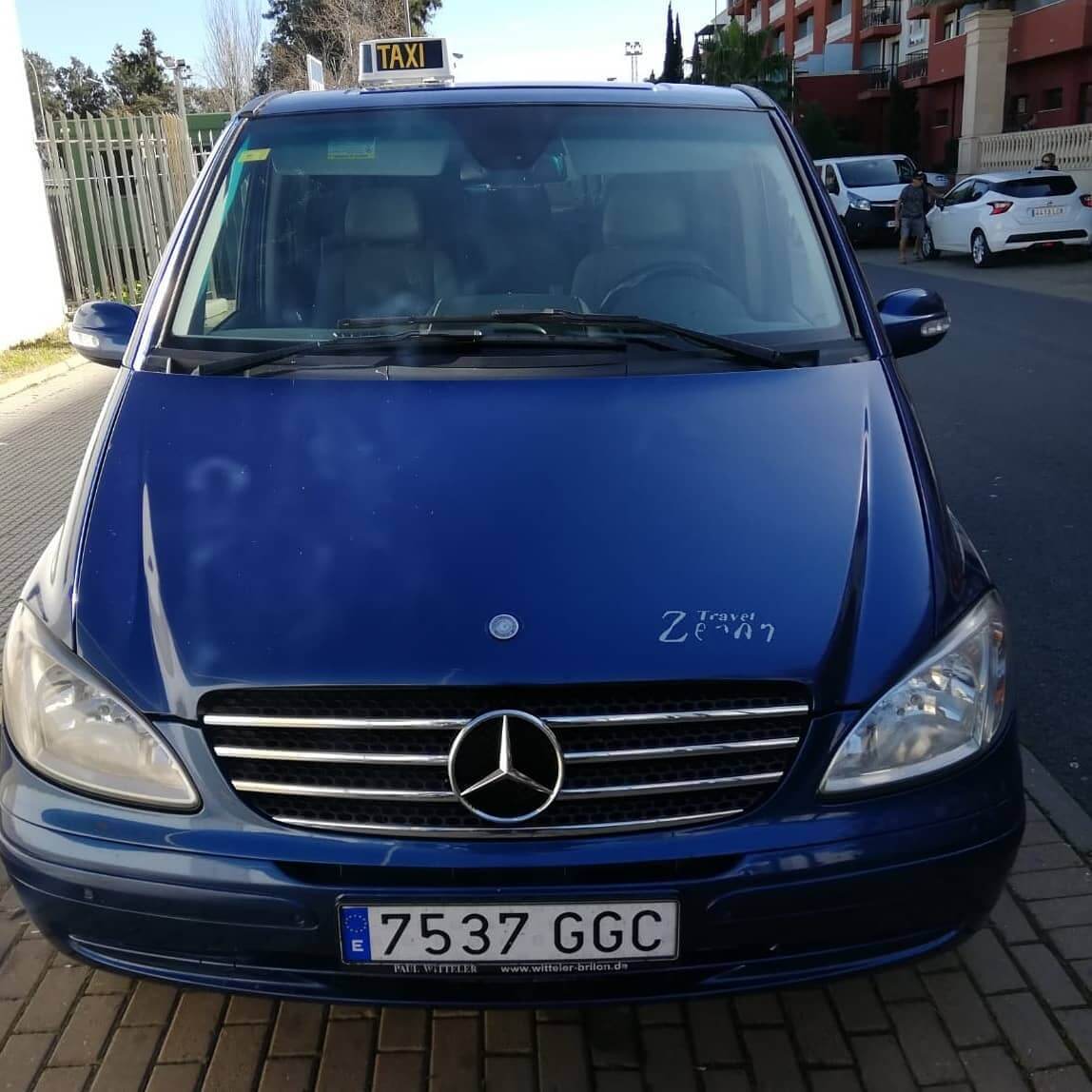 Rent a 5 seater Limousine or luxury car (MERCEDES BENZ S400 CDIL 2013) from TRASPORTE VIAJES ZENON from LEPE 