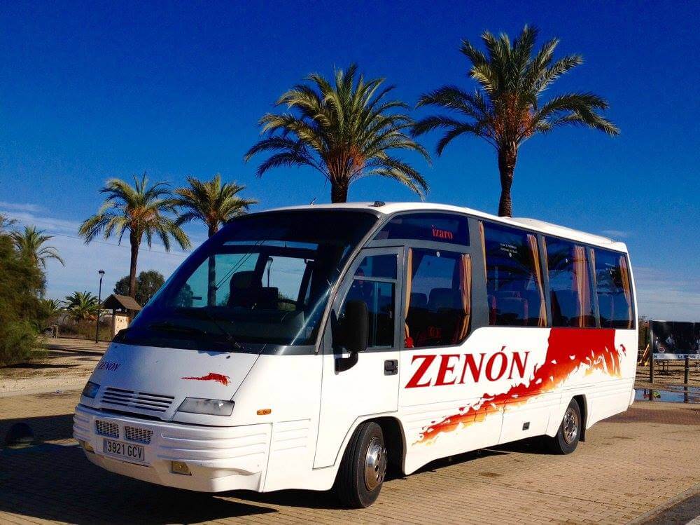 Rent a 16 seater Minibus  (FORD TRANSIT BUS17 2010) from TRASPORTE VIAJES ZENON from LEPE 